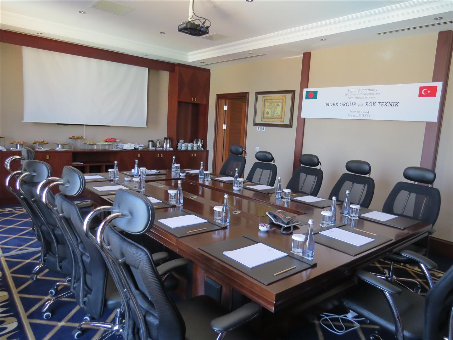 Signing Ceremony Index Group and Rok Teknik Meeting Room