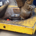 LPG Cylinder Flange Welding Machine